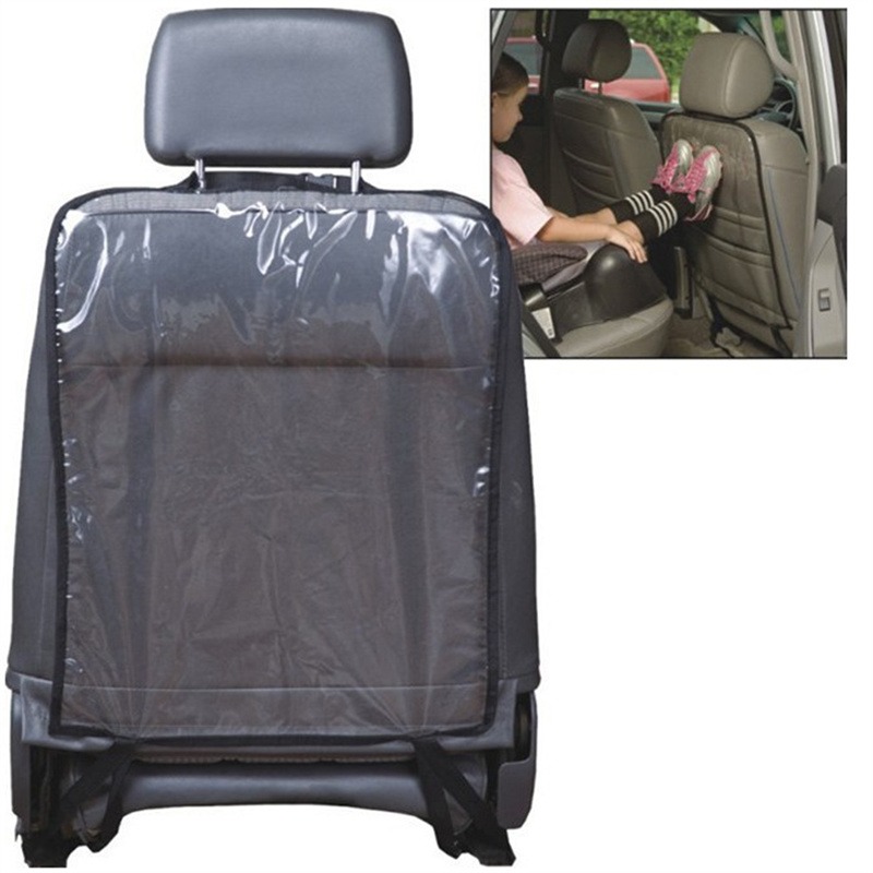 Car Back Seat Back Protector, Backrest Cover, Crianças Kick Mat, Mud Clean Acessórios, Protege Transparente, Anti-Kick Pad, Auto Part, bebê