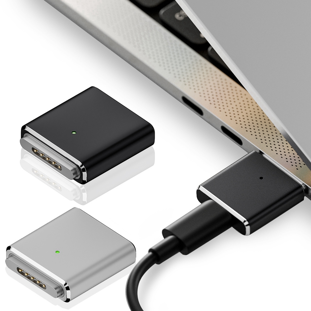 Adaptor COTS Tipe C Ke Mag 3 100W Pengisian Daya Cepat, Portabel, Tahan Lama untuk MacBook Air 15in M2Chip