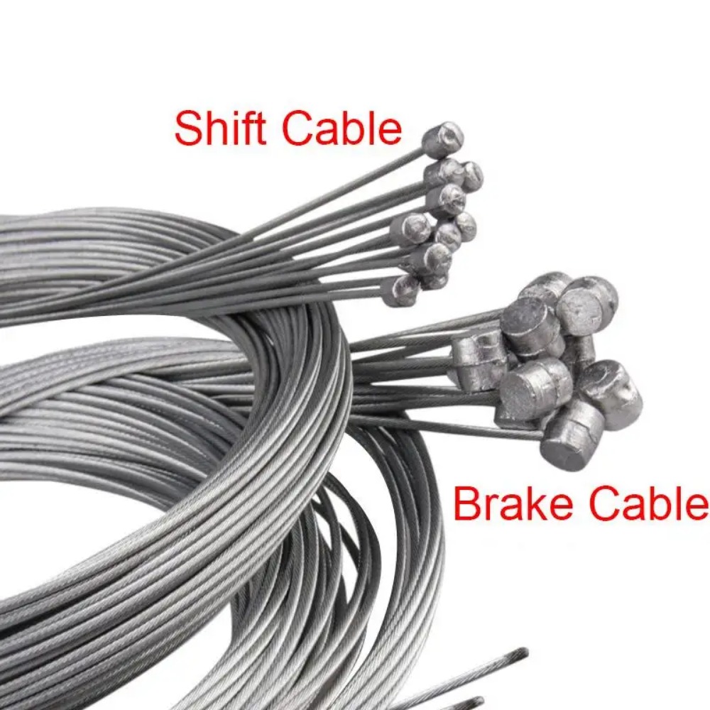 5/10PCS 2M MTB Fahrrad Brems Shifter Kabel Set Innere Draht Kern für Straße Berg Fahrrad Fixed gear Geschwindigkeit Linie Ersatz