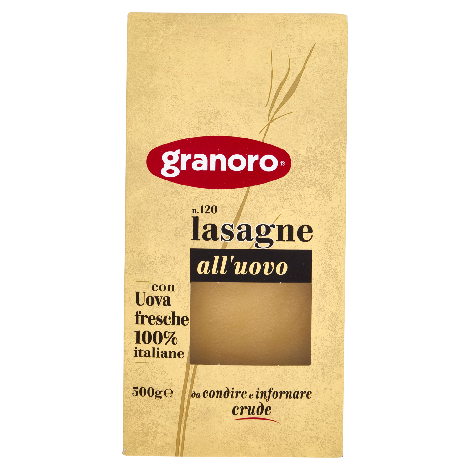 Lasagne-Nudeln Uovo N.120 500g - Granoro