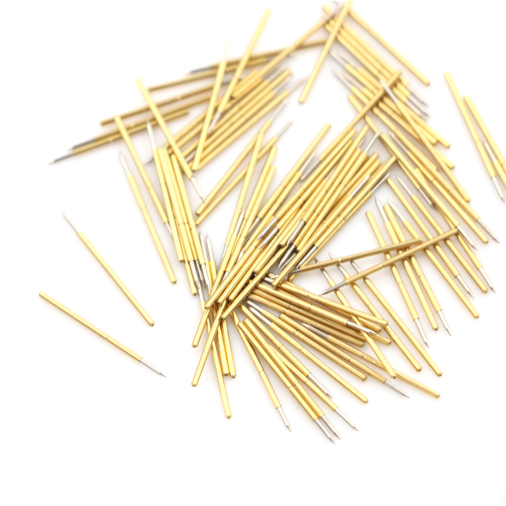 Vendita calda 100 pz Lunghezza 16mm 75g Sonda di Prova di Pressione a Molla Pogo Pin P50-B1 Diametro 0.68mm