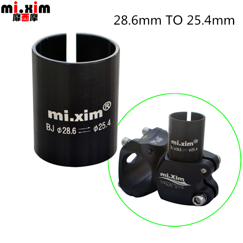 2022 neue Fahrrad Vorbau Adapter 25,4mm Bis 28,6mm MTB Road Fahrrad Gabel Installation Blende Einstellen Umwandlung Shim