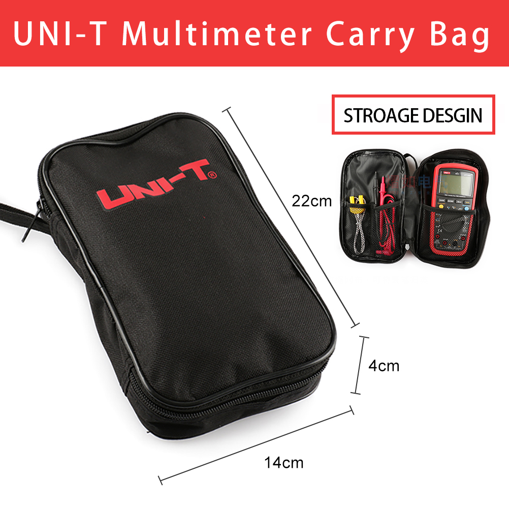 UNI-T Đen Vải Bố Cho UNI-T Series Vạn Năng Kỹ Thuật Số Cũng Phù Hợp Cho Các Thương Hiệu Khác Đồng Hồ Đo Vạn Năng