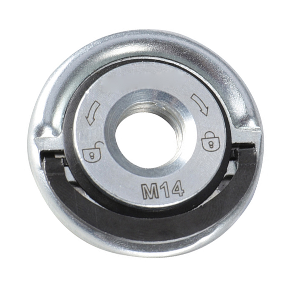 Amoladora autoblocante M14, placa de presión, tuerca con brida, mejora la eficiencia de molienda, herramientas abrasivas, amoladora angular, herramientas eléctricas