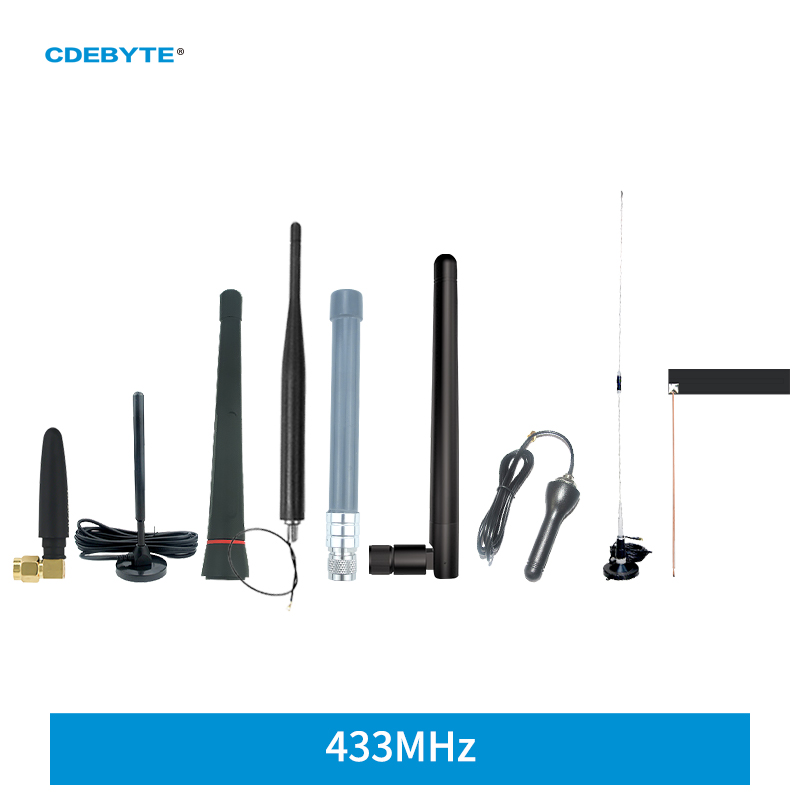 2PCS 433MHz Gummi Antenne Serie CDEBYTE Faltbare 2,5 dBi SMA-J Interface Antenne für Drahtlose Modul Transciver Walkie Talkie