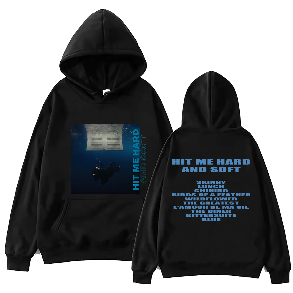 Hit Me Hard And Soft Billie Sudadera con capucha Harajuku Jersey Tops Sudadera Fans Regalo