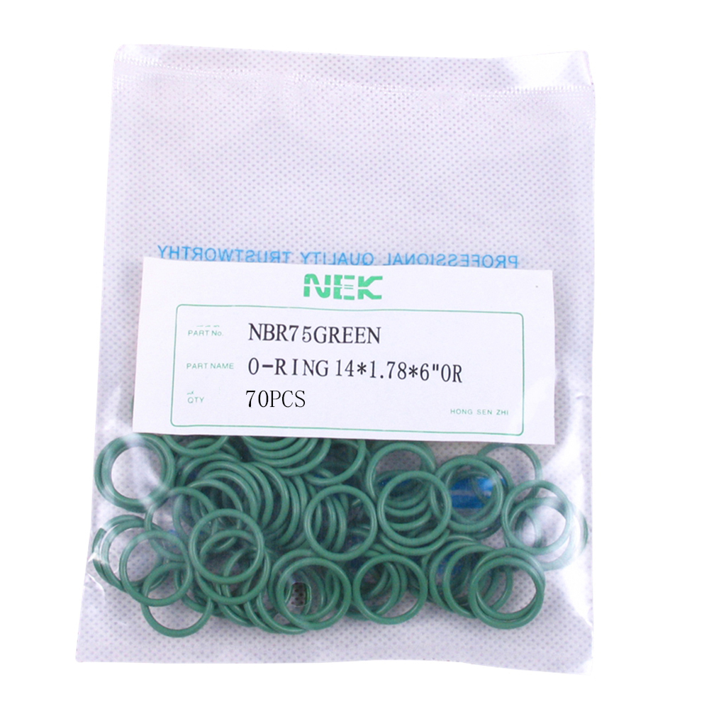 (14*1.78มม.) #12 R12 NBRยางซีลO-Ring,สูงอุณหภูมิสำหรับรถเครื่องปรับอากาศวาล์ว3/8 1/2 5/8 3/4