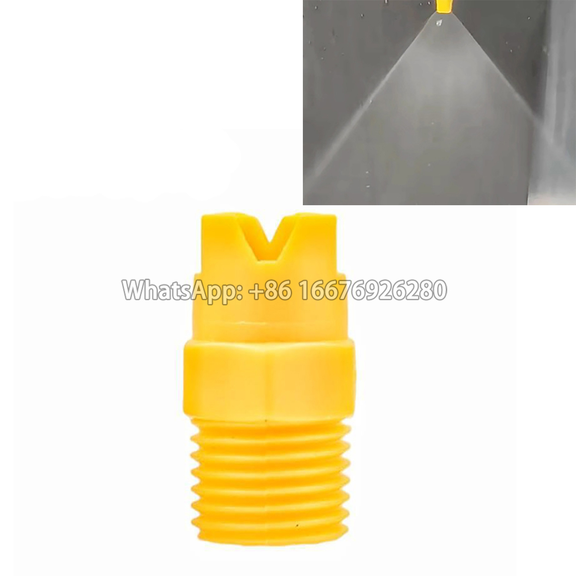 Boquilla de pulverización de ventilador plano de plástico, 1/8 ", 1/4", 1/2 ", limpieza Industrial, lavado, eliminación de polvo