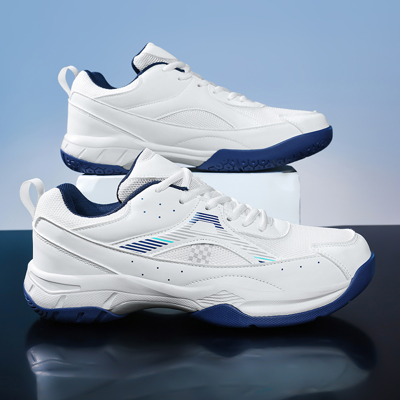 Buty sportowe antypoślizgowe, buty do badmintona, oddychające buty z siateczki, buty tenisowe męskie i damskie, buty do tenisa stołowego amortyzujące wstrząsy.