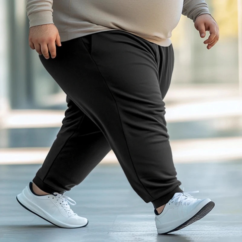 Męskie spodnie sportowe plus size 7XL 6XL, codzienne spodnie dresowe na jesień i zimę, elastyczny pas, spodnie do biegania na siłownię, odzież męska do 180 kg