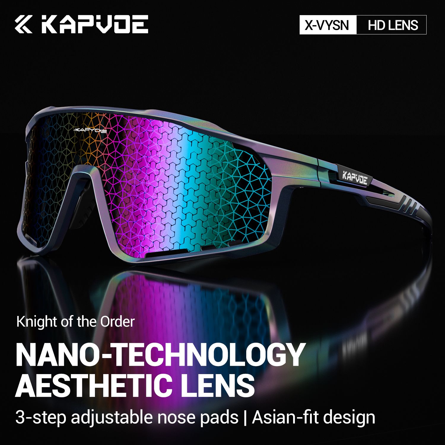KAPVOE Nano линзы велосипедные очки модные спортивные велосипедные солнцезащитные очки мужские MTB велосипедные солнцезащитные очки женские очки для шоссейного велосипеда