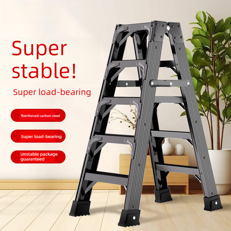 Upgrade flagship folding ladder, thicken and reinforce herringbone ladder, repair climbing ladder, decorate step ladder