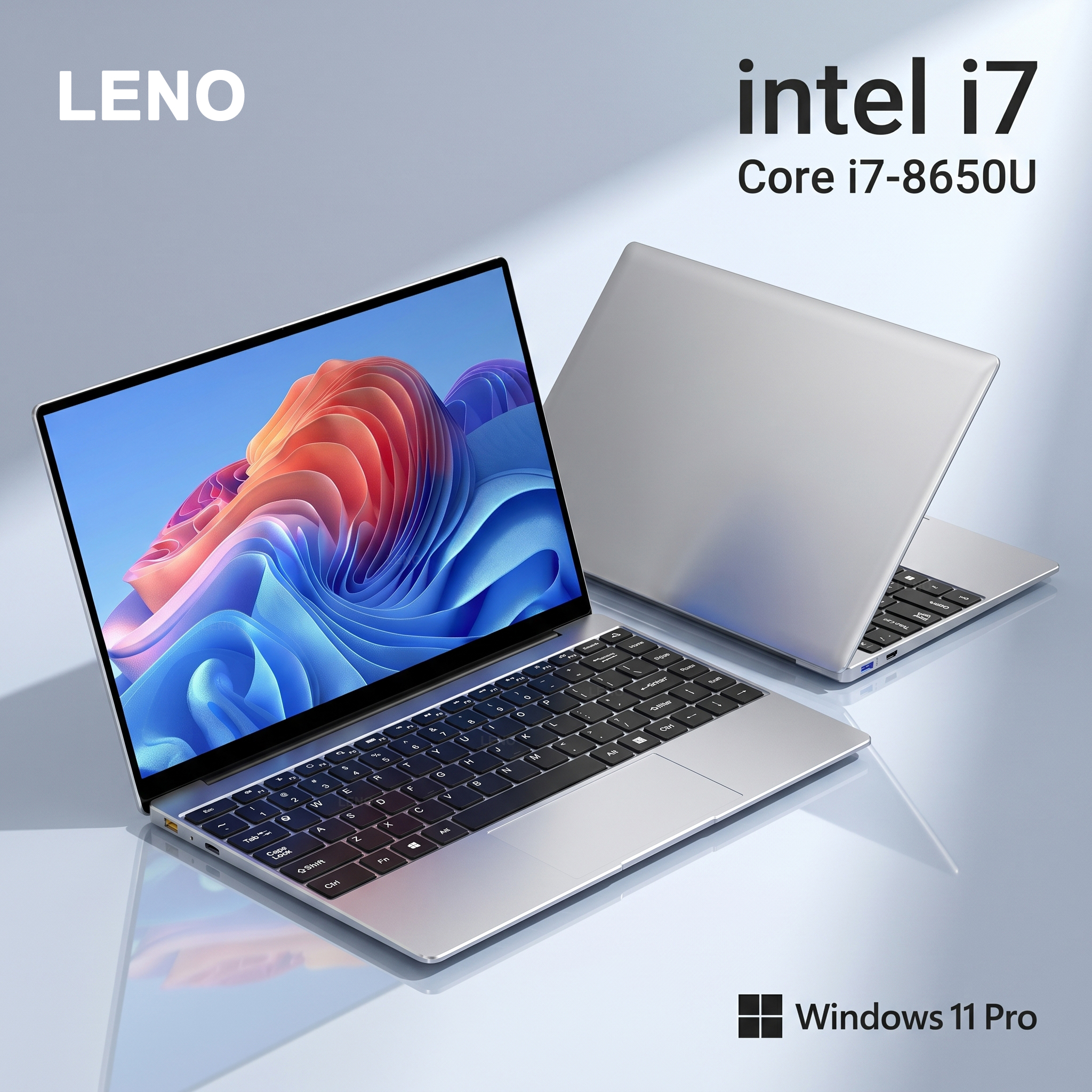 LENO Ultra Slim Laptop de 14.1 pulgadas Intel Core i7 8650U 32GB 2TB Windows 11 Pro Computadora para juegos PC Gamer Notebook de oficina 1920*1080 HD