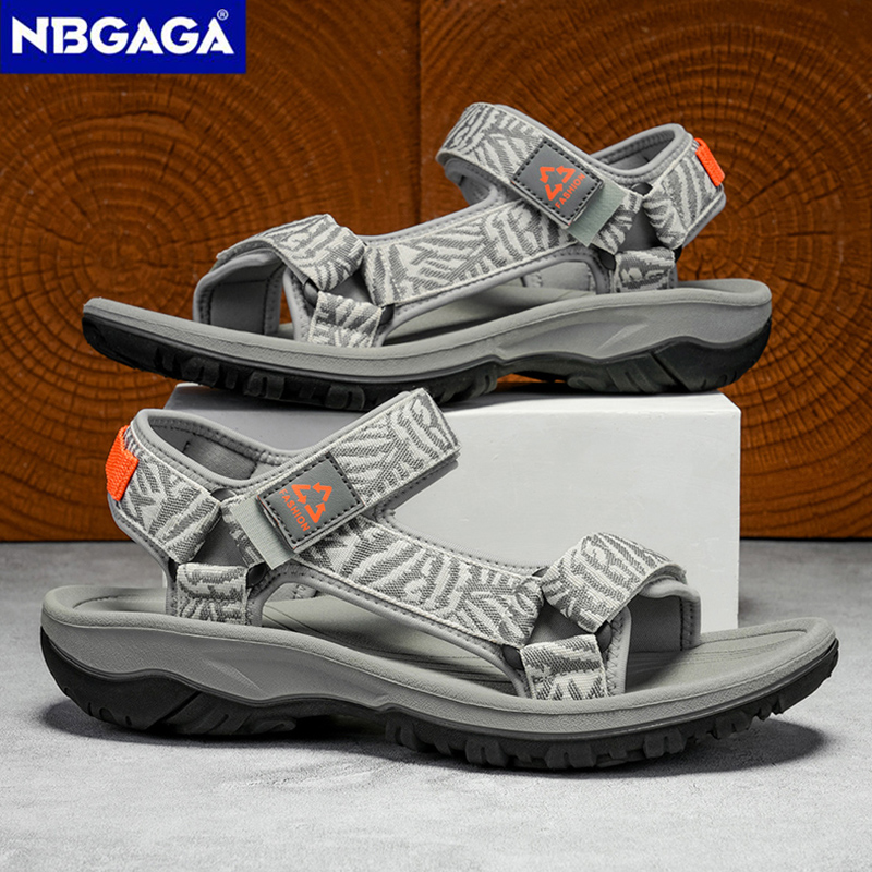 Sandalias clásicas para deportes de senderismo para hombre, zapatos ligeros de ocio para la playa, sandalias transpirables con punta abierta para caminar y viajar