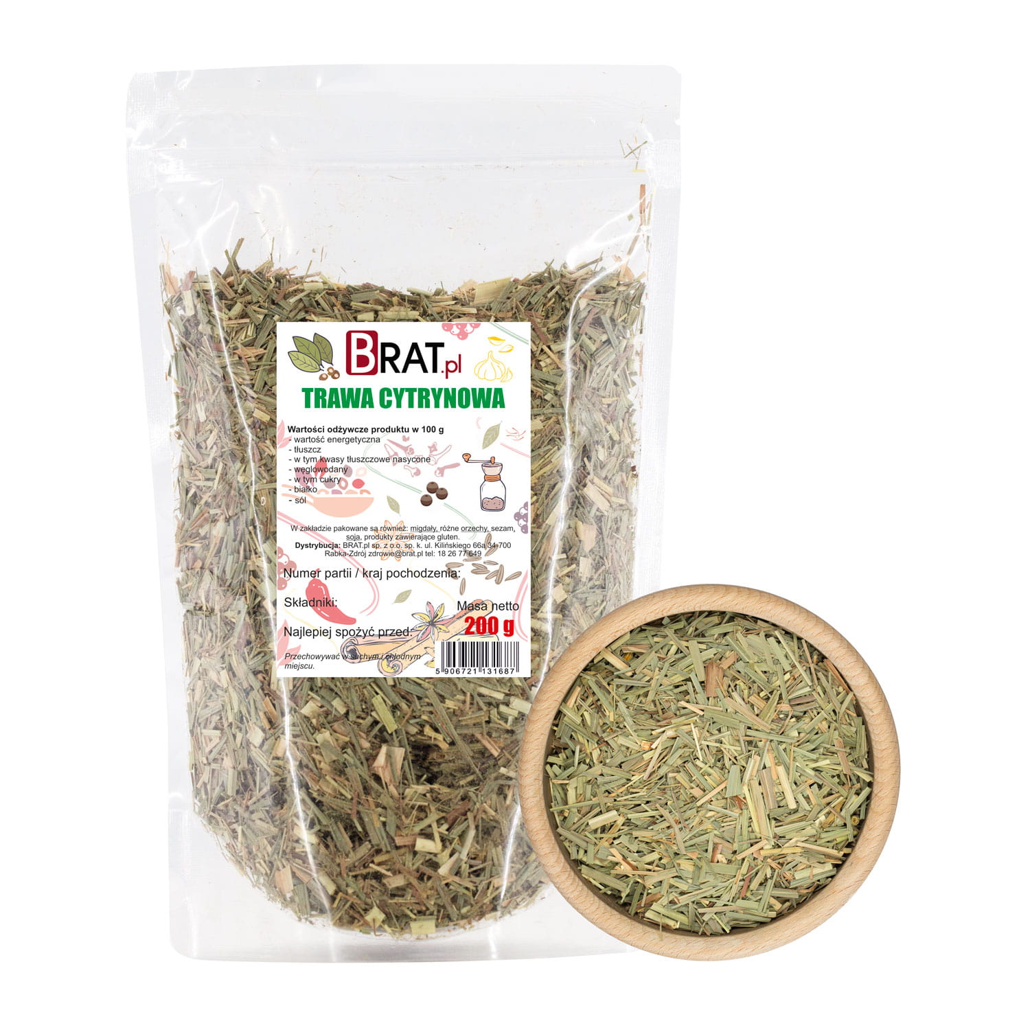 Trawa cytrynowa 200g