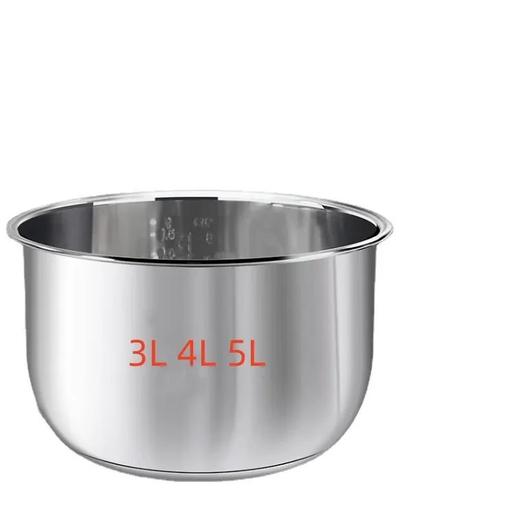 Подходит для рисоварки Midea 304 внутренняя кастрюля из нержавеющей стали 3L4L5L утолщенная FS3010/70 внутренняя кастрюля