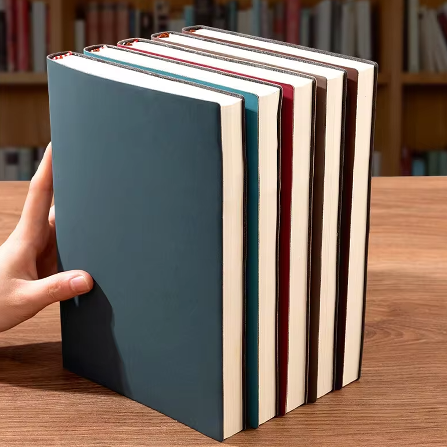 A5-Notizbuch aus weichem Leder – 120 Seiten, Büromaterial mit wasserdichtem Einband, angenehme Haptik, heiß verkaufter Artikel