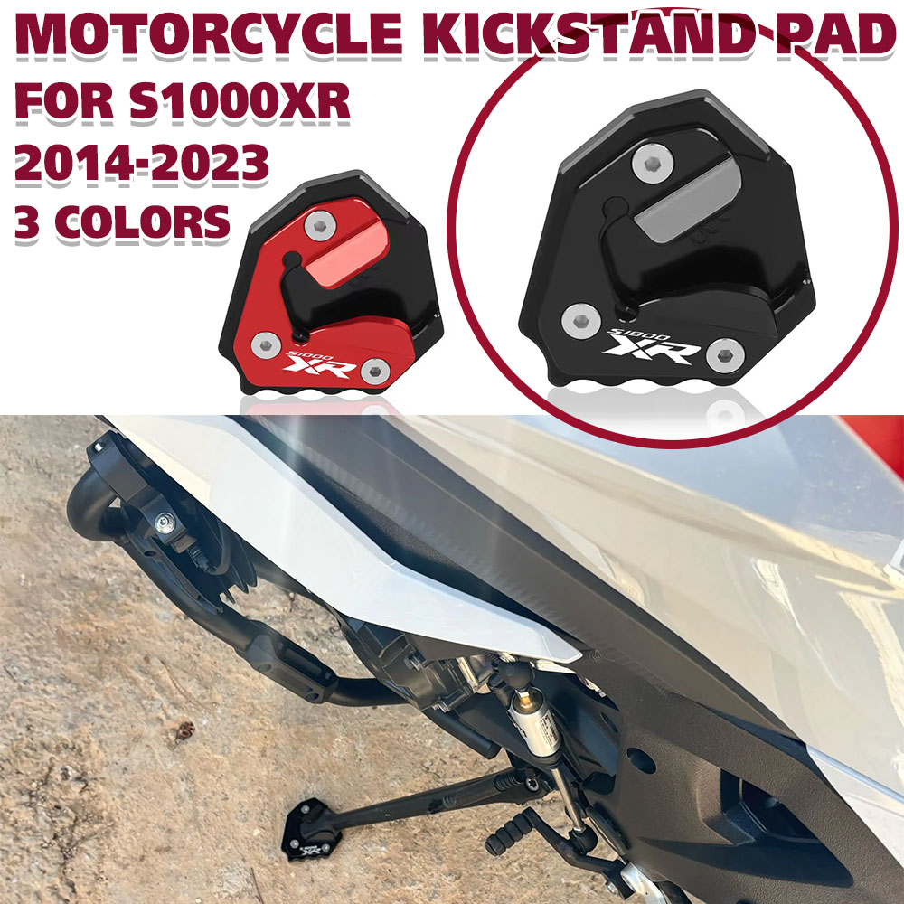 For BMW S1000XR S 1000XR S1000 XR 2014-2023 Motorcycle Accessories Kickstand Support Plate Foot Side Stand Enlarge Extension Pad