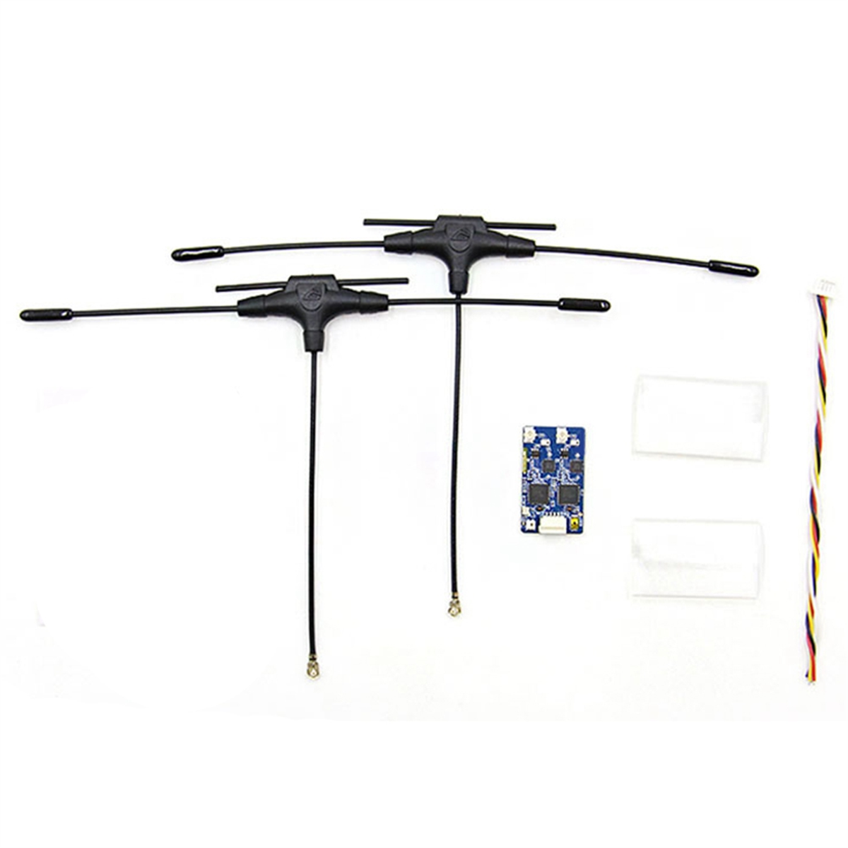 Receptor ExpressLRS TCXO para RC FPV Racing, Drone de longo alcance, Banda dupla Gemini RX, 900MHz, 2.4GHz, 915M, 120mm x 2