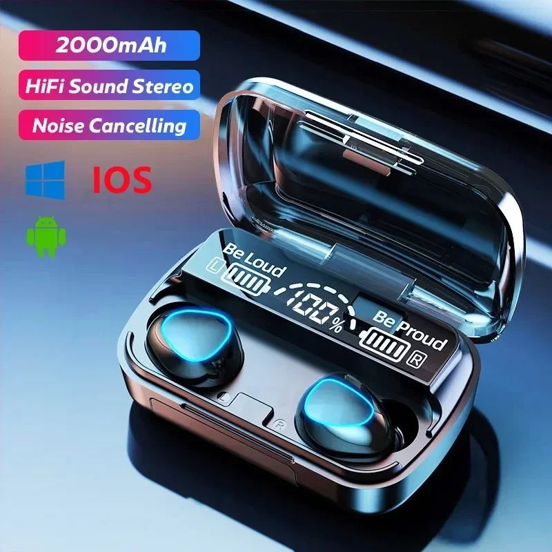 Słuchawki Bluetooth Słuchawki bezprzewodowe Wodoodporne słuchawki Sportowe słuchawki douszne do zestawu słuchawkowego Huawei Iphone OPPO Xiaomi TWS Music