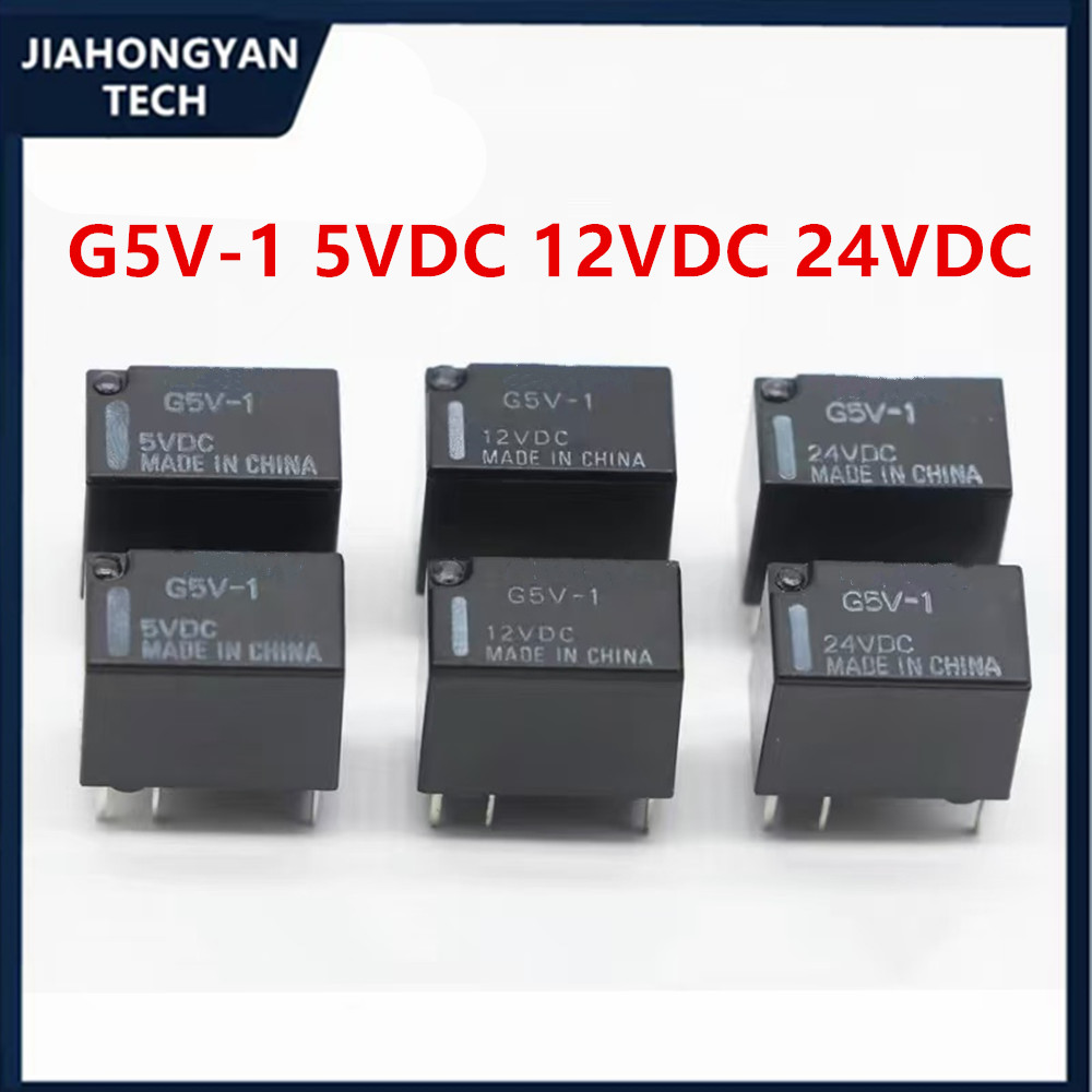 Original para relé Omron G5V-1-24VDC 12VDC 5VDC G5V-2-12VDC 24VDC 5VDC uno abierto un cerrado 6 pines 1A dos abiertos dos cerrados 8PIN 2A