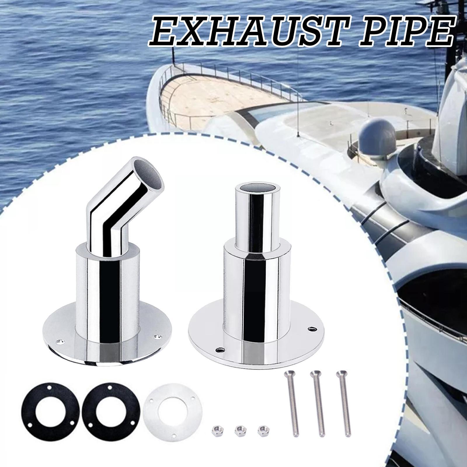 Steel Parking Heater Exhaust Fitting Adapter Thru Hardware Of Exhaust Heater Hull Pipe Socket Part For Tube F2o8