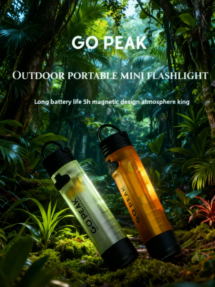 ไฟฉายพกพา GOPEAK รุ่นใหม่ 7 สี 5050 ขนาดเล็ก ไฟฉายหนีบกุญแจ ไฟฉายติดหมวก ไฟ LED ใช้งานได้นาน เหมาะสำหรับกรณีฉุกเฉิน ภัยพิบัติ และพกพาสะดวก