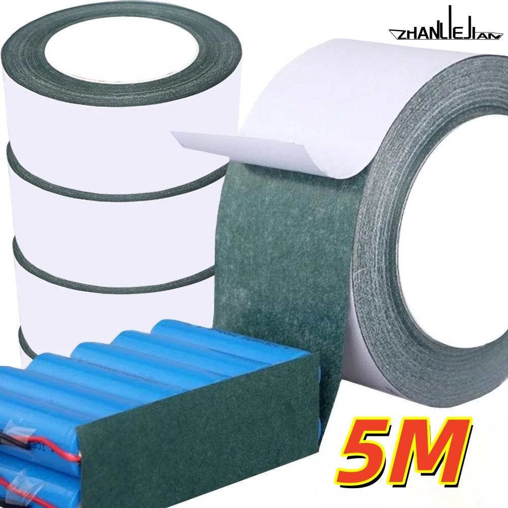 Papier adhésif isolant électrique pour batterie 18650, 5m, épaisseur de batterie, ruban de joint isolant, électrode de chaîne, tampons isolés