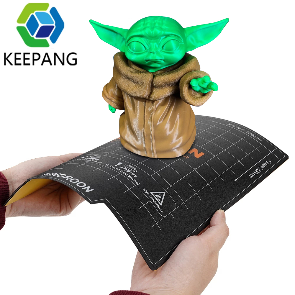 Placa magnética de cama caliente para impresora 3D, pegatina de cama flexible de 235x235mm, 310x310mm, plataforma de impresora 3D para Ender 3 pro Ender 5 KP3S