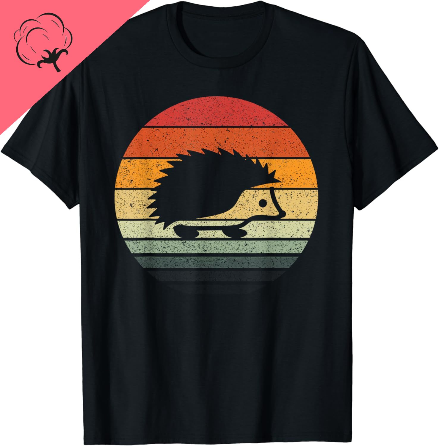 Vintage retrô Hedgehog t-shirt para mulheres, 90s grunge gráfico t-shirts, roupas retrô tops