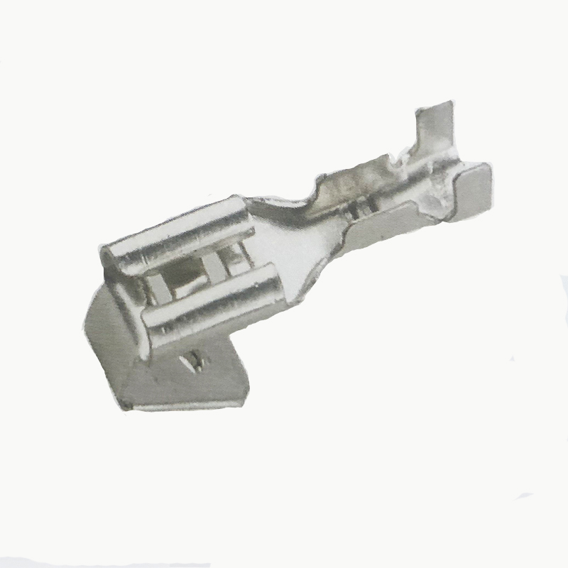 10/50 Buah 4.8Mm 6.3Mm Konektor Spade Cepat Terputus Piggyback Terminal Bahu Jantan dan Betina Terminal Pegas