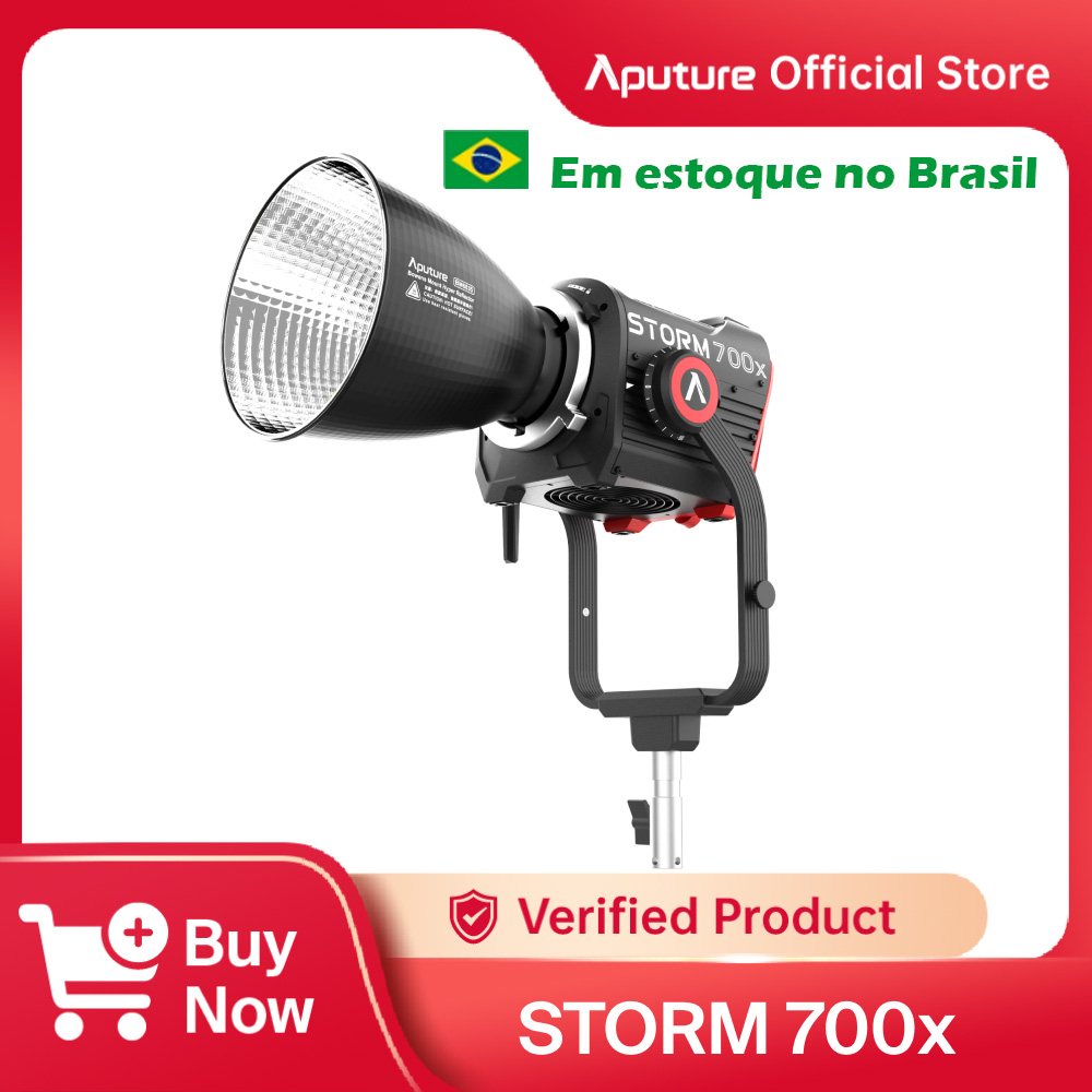 Do Brazil Aputure STORM 700x Fotografie-Lichtquelle Hochwertige Punktquellenlampe 2500-10000K G/M Farbkorrektur Videolicht