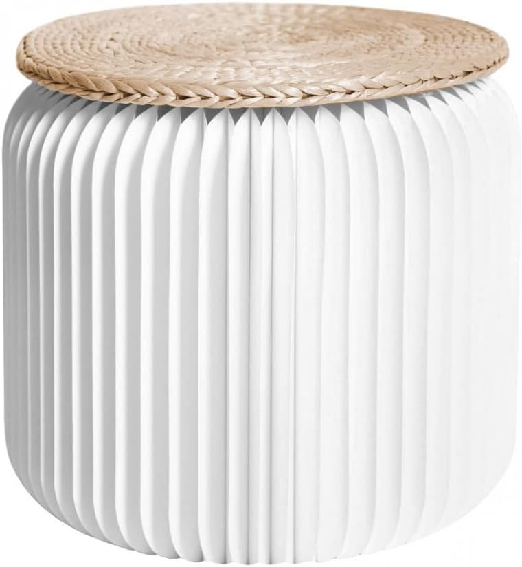 Klapphocker, 28cm, KeramikweißStühle und Hocker, geeignet für alle Arten von Menschen