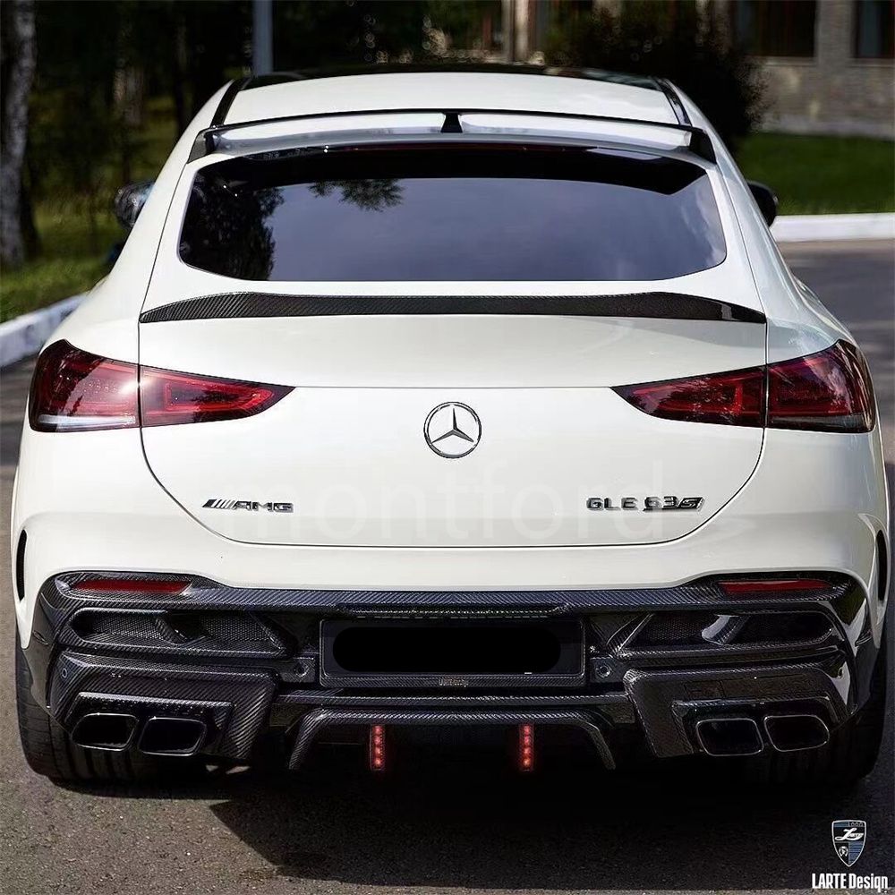 Spomicrophone-Aile arrière en fibre de carbone pour modification de queue, Mercedes-Benz Classe GLE, GLE Coupé, C167, GLE350, 450, GLE53, Jas GLE63, 2021 +
