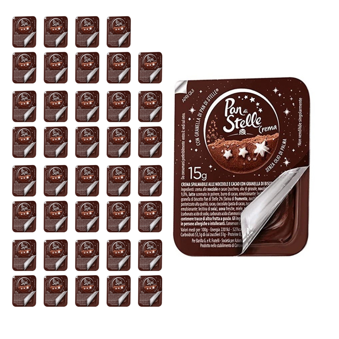 Krem kanapkowy monoporcja zestaw 40x15g - Pan di Stelle