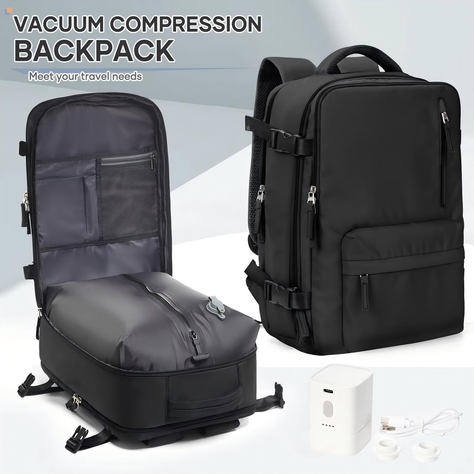 Easyjet Cabin Bag 45x36x20 vacuüm reisrugzak, handbagage zakelijke laptop dames heren rugzak werktas, vacuüm opbergzakken