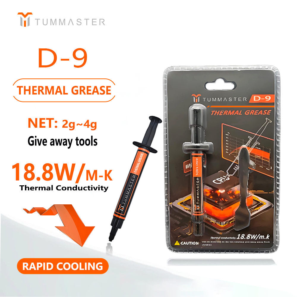 TUMMASTER Pasta Termoprzewodząca do Procesora o Wysokiej Przewodności Cieplnej 18.8W/m-k do Obudów Komputerów Gamingowych, CPU, PS5, Chłodzenia Procesorów