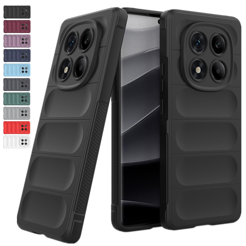 Casing Silikon Fleksibel dengan Sensasi Kulit Lembut untuk Xiaomi Redmi Note 15 Pro 5G 14 Pro+ Plus, Pelindung Anti Benturan, Fundas Coque