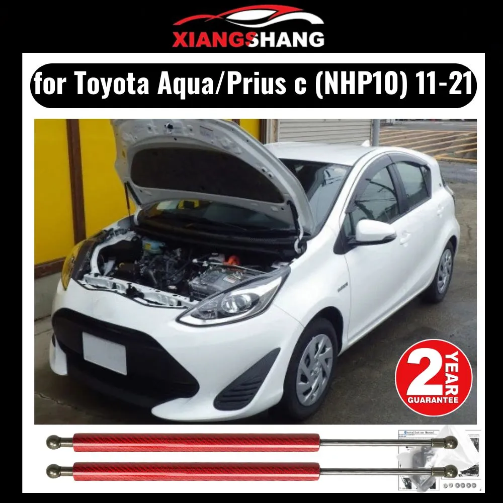 Амортизатор капота для Toyota AQUA NHP10 2011-2021, газовая распорка, подъемник, Поддержка передней капоты, модификация