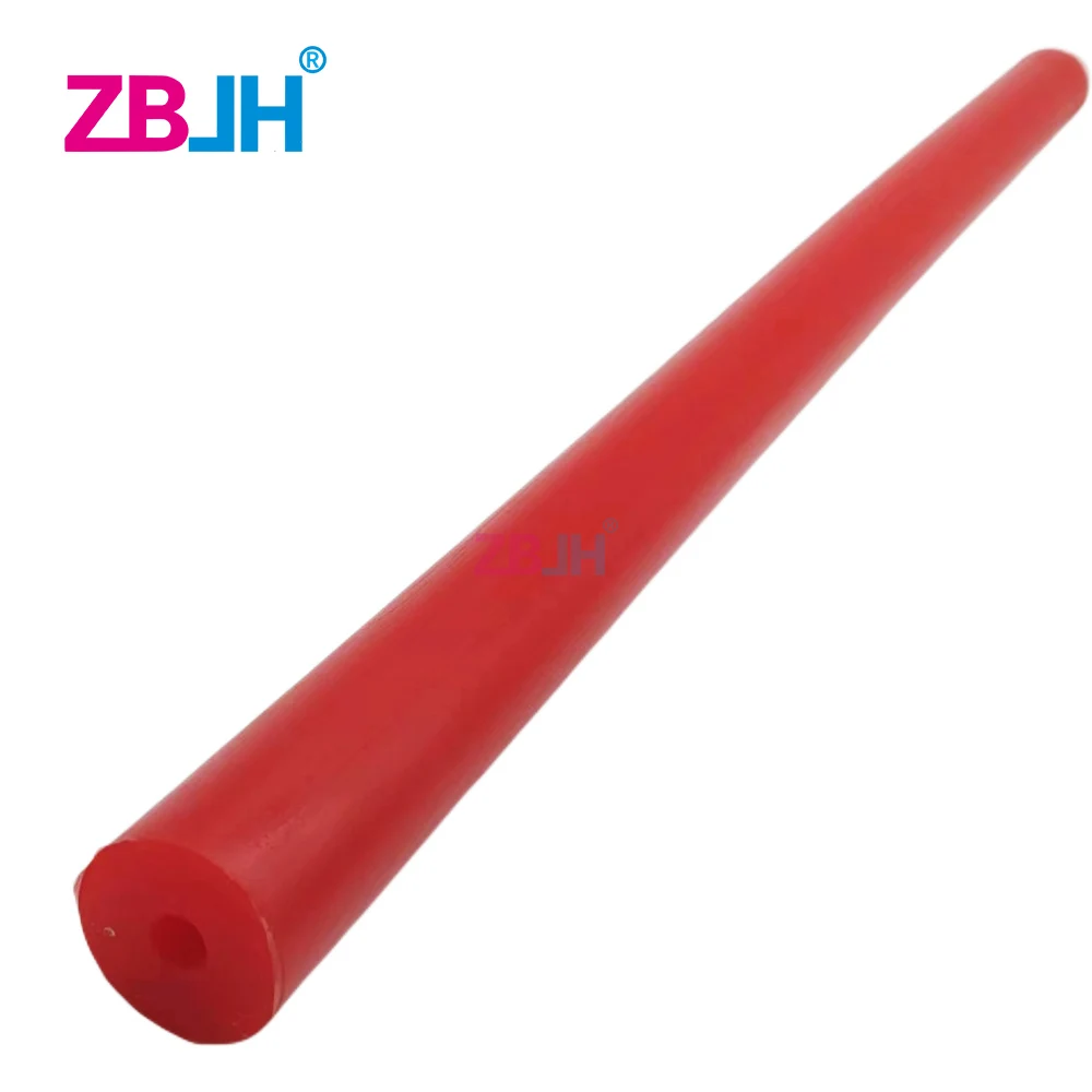 O.D.40mm I.D.8mm Hollow Colorido PU Haste Barra de Mola de Borracha Bastões de Borracha Elástica de Poliuretano 50cm Vermelho Amarelo Azul Preto