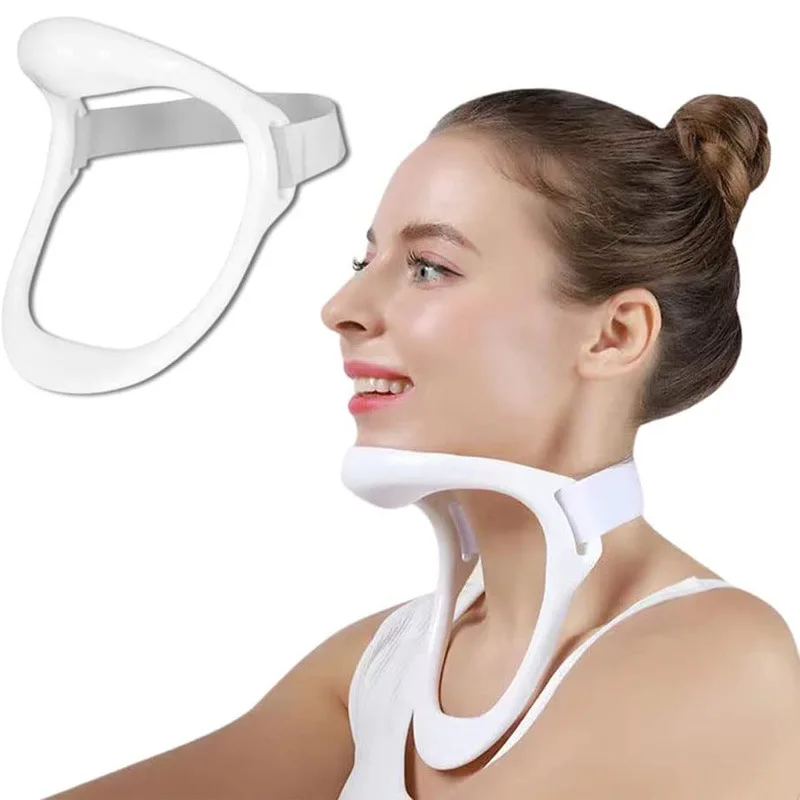 Corretor de postura colar cervical pescoço cinta dispositivo de tração cervical pescoço cervical cintas cuidados de saúde pescoço para evitar cabeça baixa