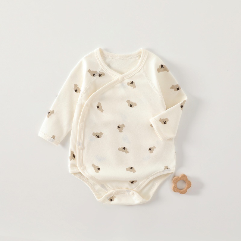 AYNIGIELL, ropa de otoño de algodón puro, pelele para bebés recién nacidos, niñas y niños, mono 100% de algodón de manga larga, ropa para bebés