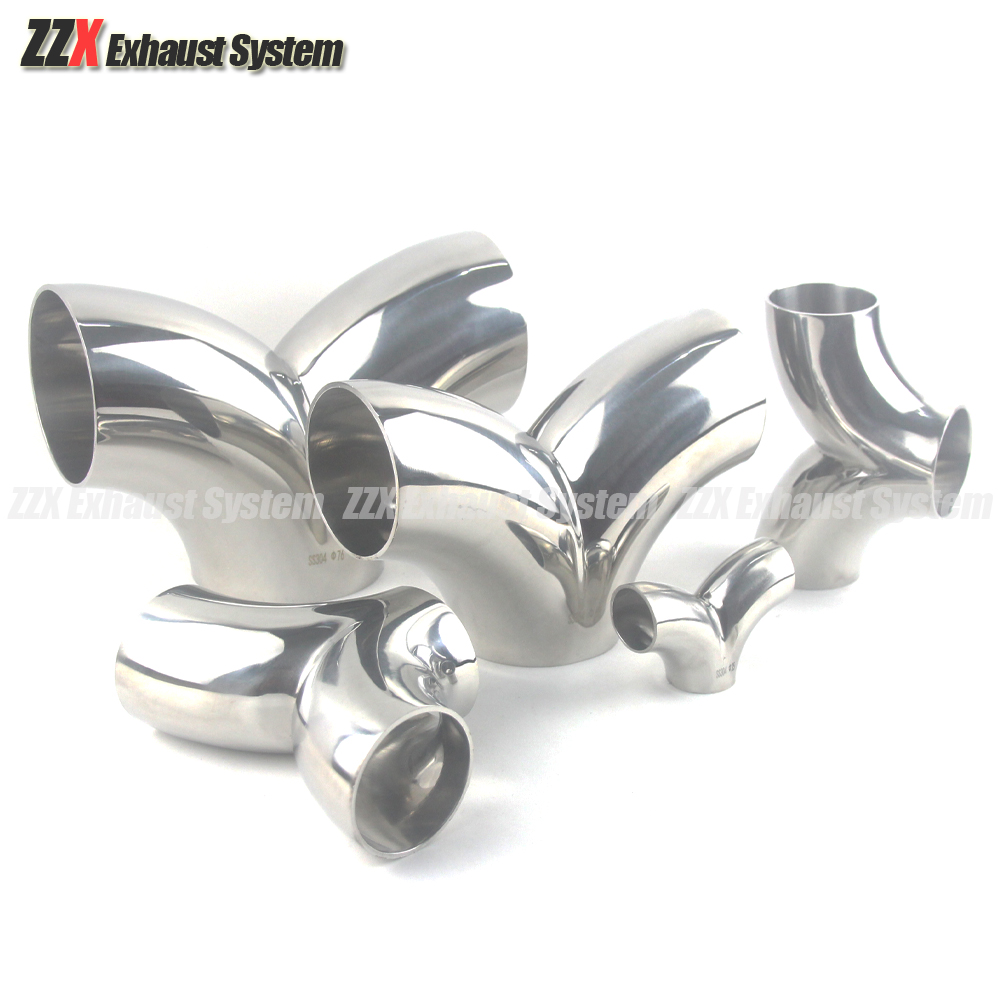 カーアクセサリー 304 ステンレス鋼エキゾーストマフラー溶接 I Y タイプティーコネクションチューブ 19/25/32/38/45/51/57/63/76 ミリメートル