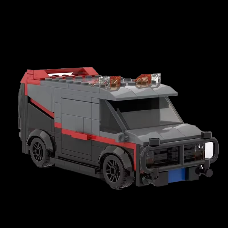 MOC-20604 Командный автомобиль SWAT Командный автомобиль Игрушечная модельПолицейский отдел Автомобиль Кирпичный строительный набор Детская игрушкаПодарок 242 шт.