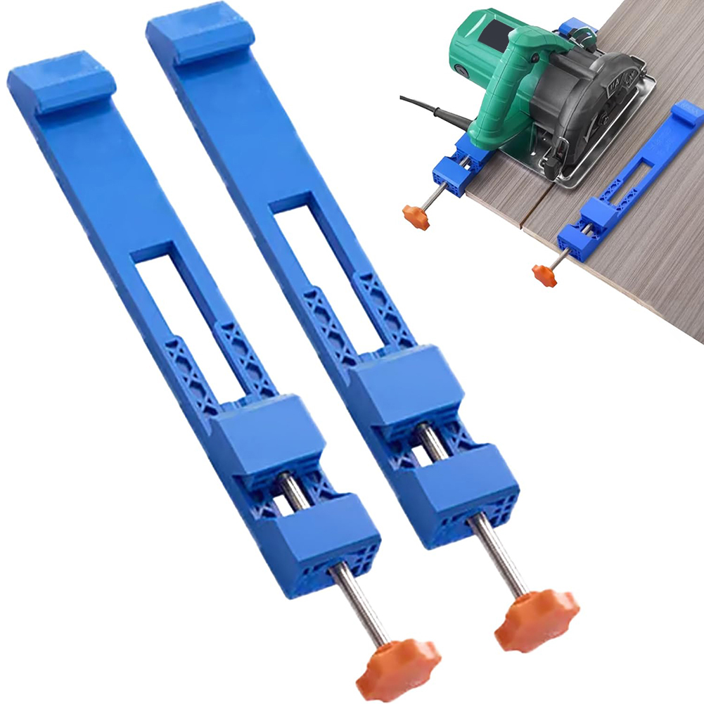 1/2 stücke Einstellbare Schneiden Maschine Basis Guide Kreissäge Fräsen Positionierung Schellen Schneiden Maschine Rand Guide Positionierer Werkzeug