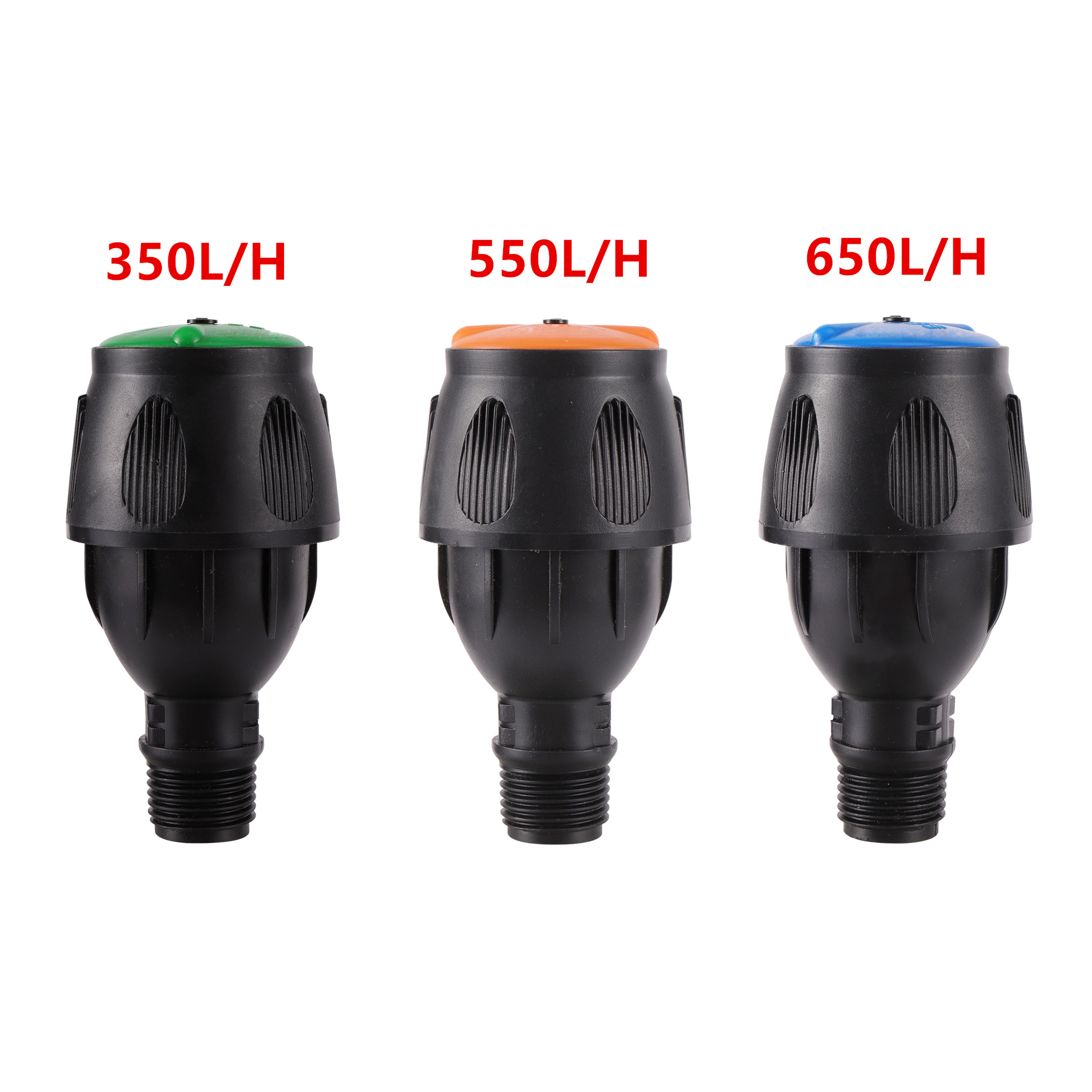 350~650 G/H 360 °   Irrigatore rotante per agricoltura a lunga distanza con filettatura maschio da 1/2" Irrigatori per irrigazione per prato da giardino