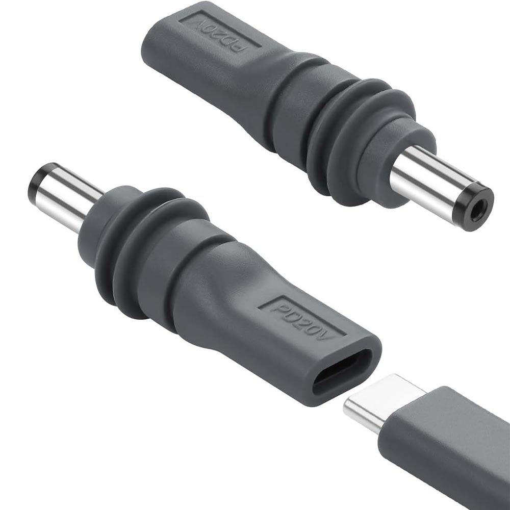 C para dc/d para d adaptador de alimentação para starlink mini pd100w usb c fêmea para dc5521 conector macho carga barril jack adaptador de alimentação
