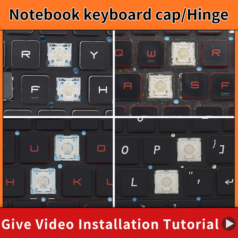 Englische Ersatz-Tastenkappe für MSI GF66 MS-1582 GF76 GL76 GL66 MS-17L1 MS-17H3 Tastaturtasten Tastenkappen