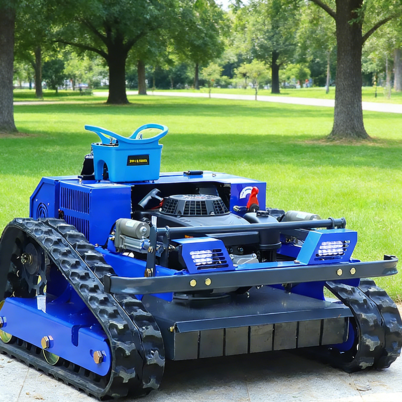 Customized tracked all-terrain lawn mower, intelligent remote control for farms, super long-lasting lawn weeder
