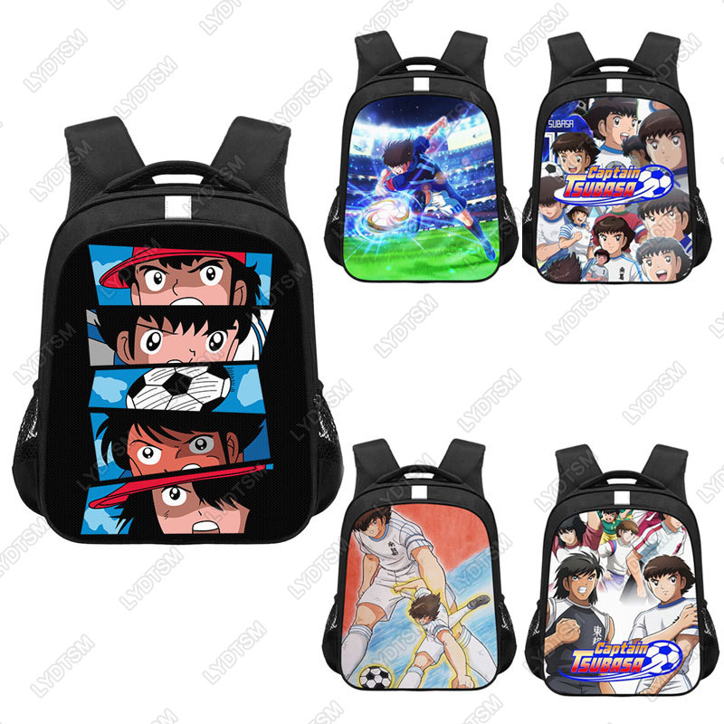 14/16 inch Manga Captain Tsubasa Rugzak Mannen Rugzak Student Schooltassen voor Tiener Dagrugzak Laptop Rugzakken Boekentas